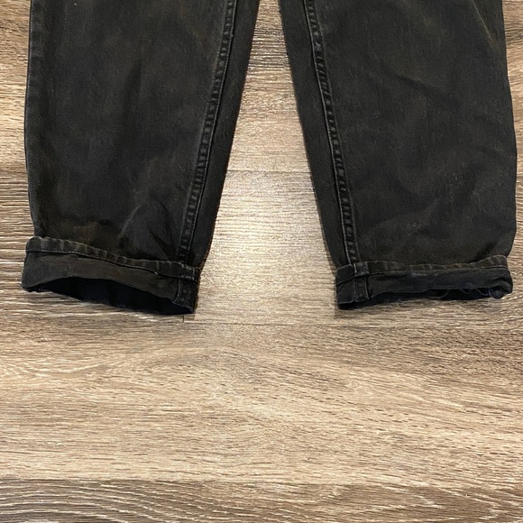 ASOS DESIGN denim overall in washed black SIZE 4 - Picture 5 of 15